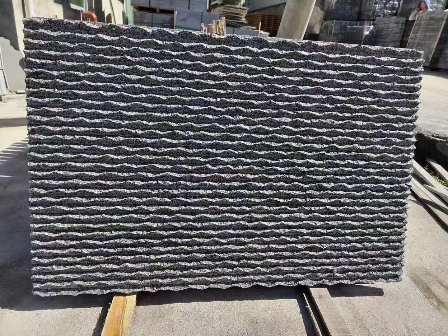 芝麻黑自然面背景墻